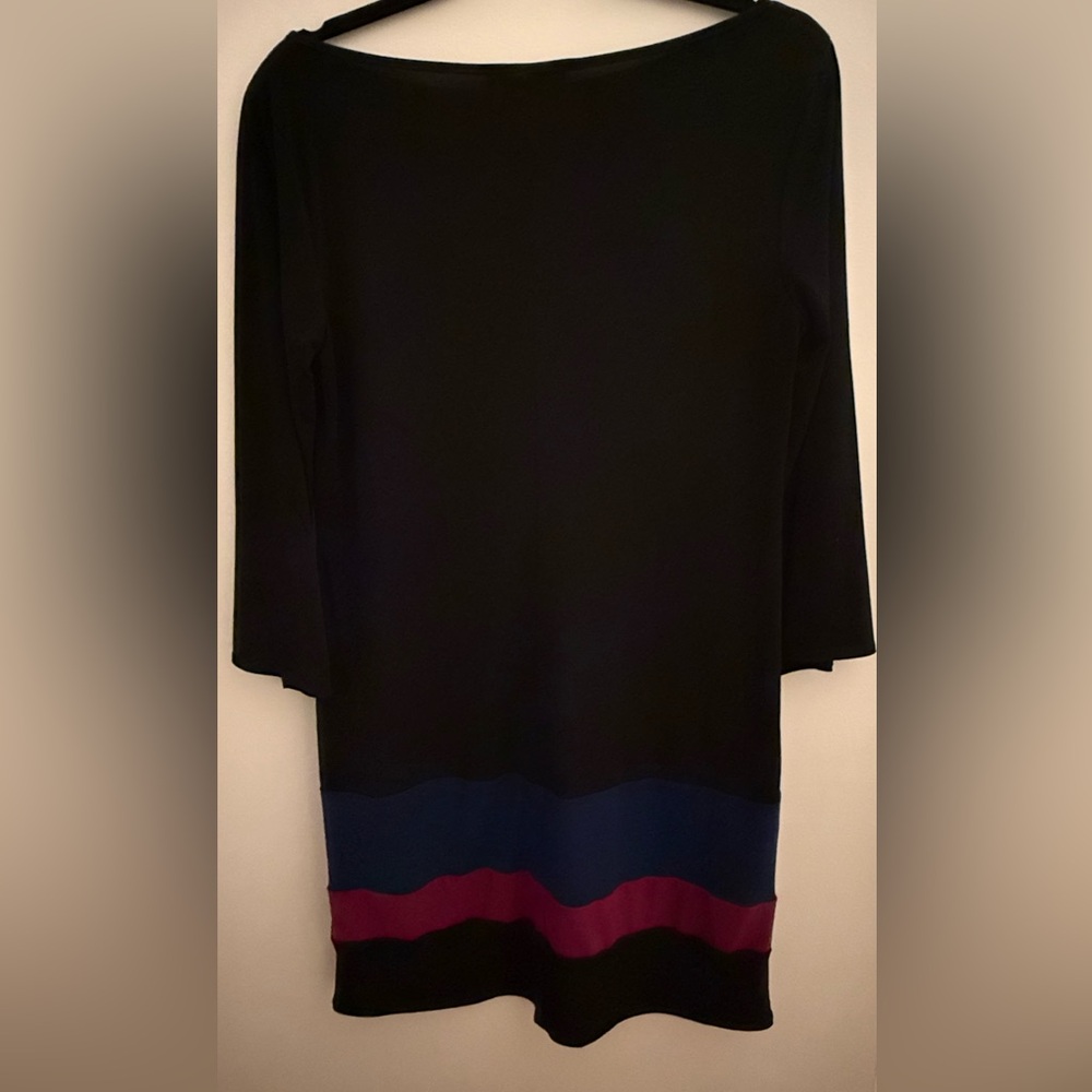 Laundry by Design Slip On Color Block Dress Medium LIKE NEW
